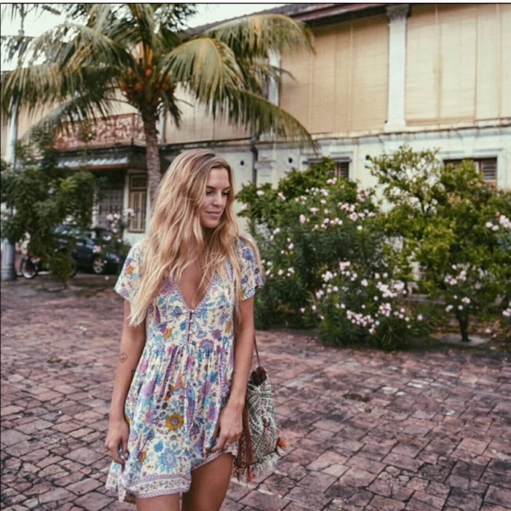 ISO Spell Lovebird play dress in chamomile